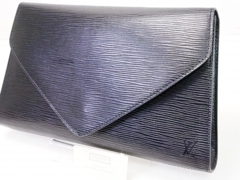 Authentic Pre-owned Louis Vuitton Vintage Epi Black Pochette Arts-deco Gm Clutch Bag M52632 210470