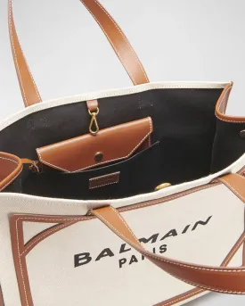 Balmain B Army Large Linen Tote Bag Medium
