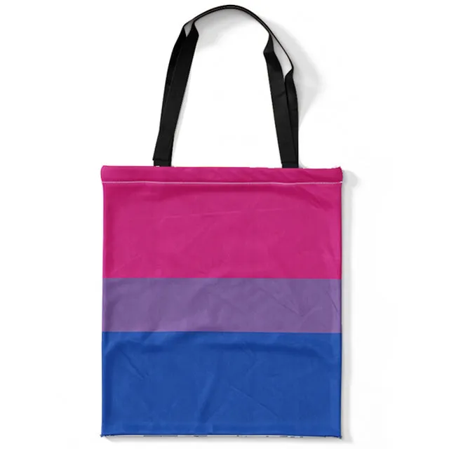 Bisexual Canvas Tote Bag With Zipper