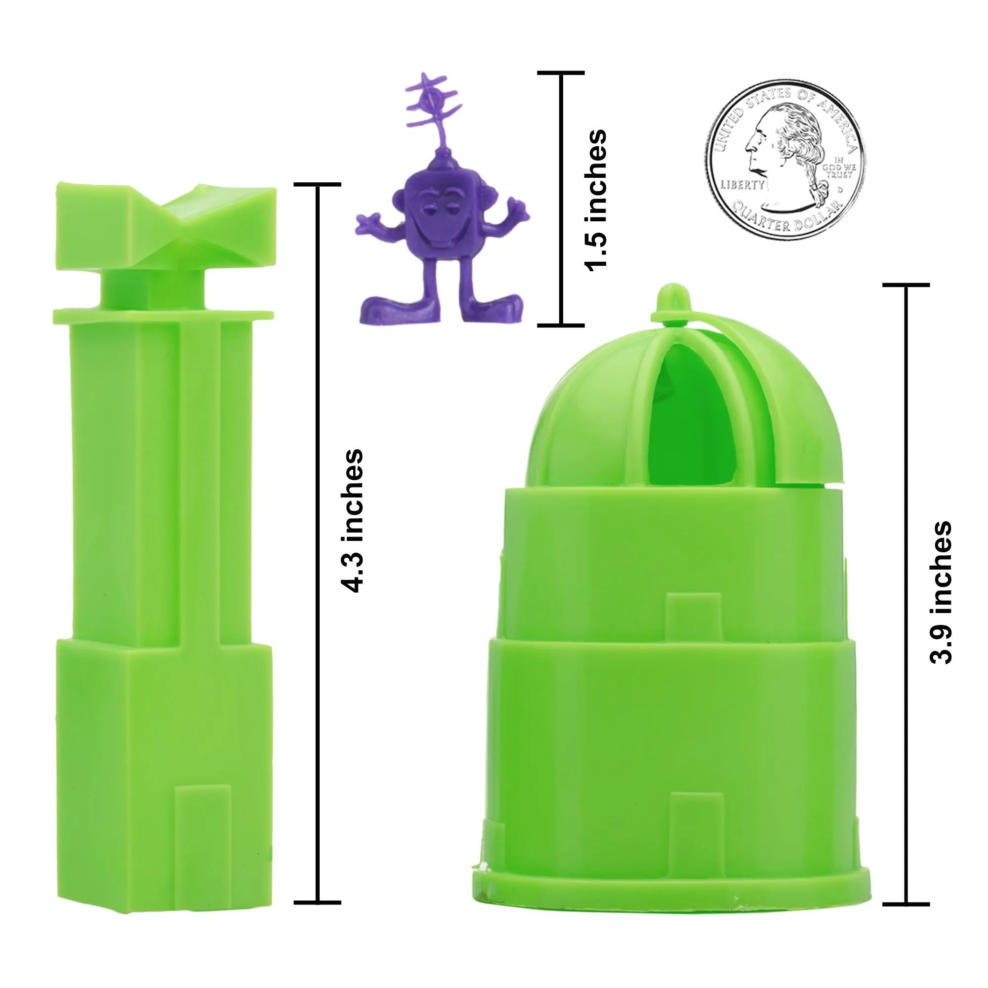 BMC Classic Sci-Fi Mars Outpost - 20pc Plastic Army Men Space Accessory Playset