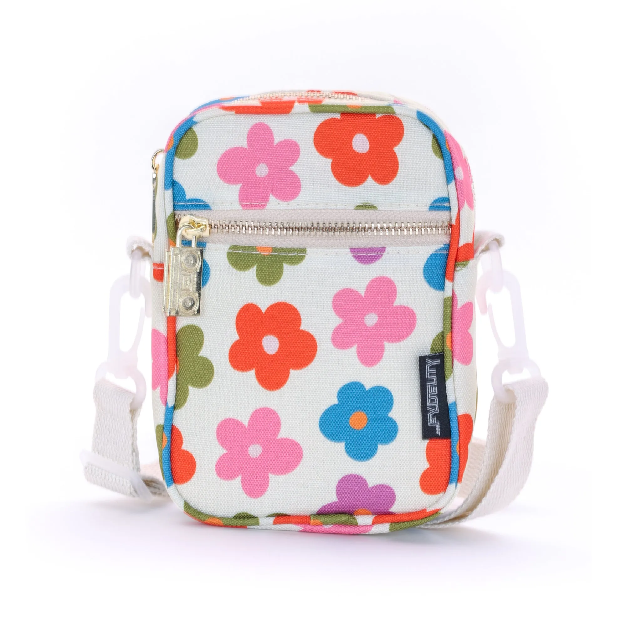 Brick Bag | Mini Crossbody | Recycled RPET | Multi-Poppy