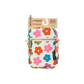 Brick Bag | Mini Crossbody | Recycled RPET | Multi-Poppy