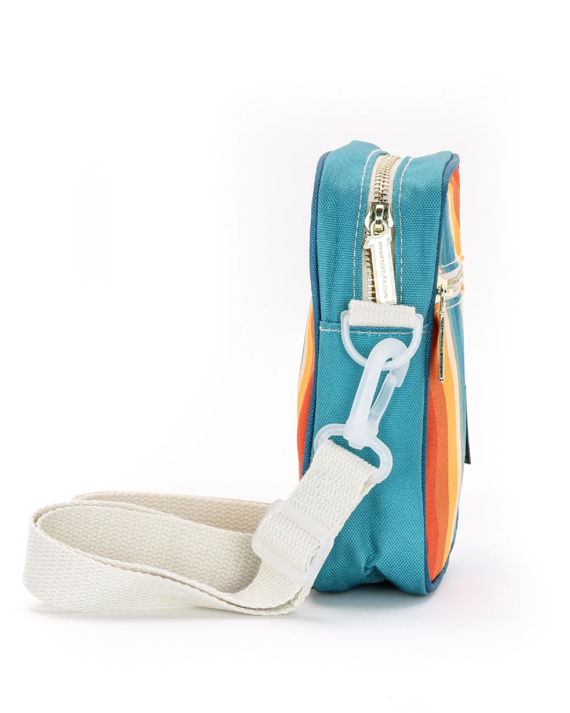 Brick Bag | Mini Crossbody | Recycled RPET | Retro Rainbow