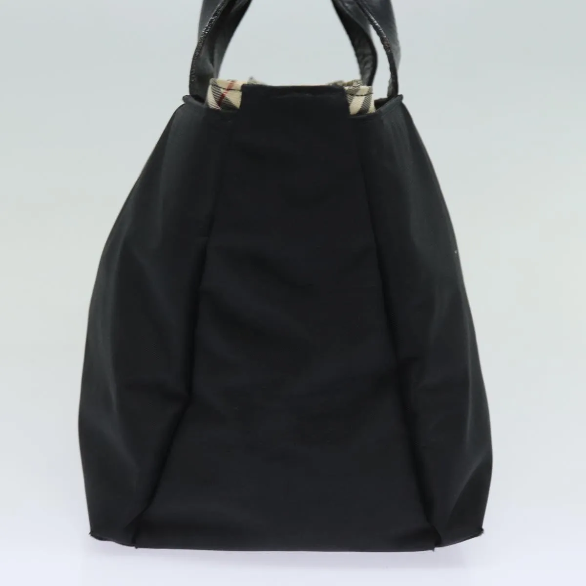 BURBERRY Blue Label Hand Bag Nylon Black  81325