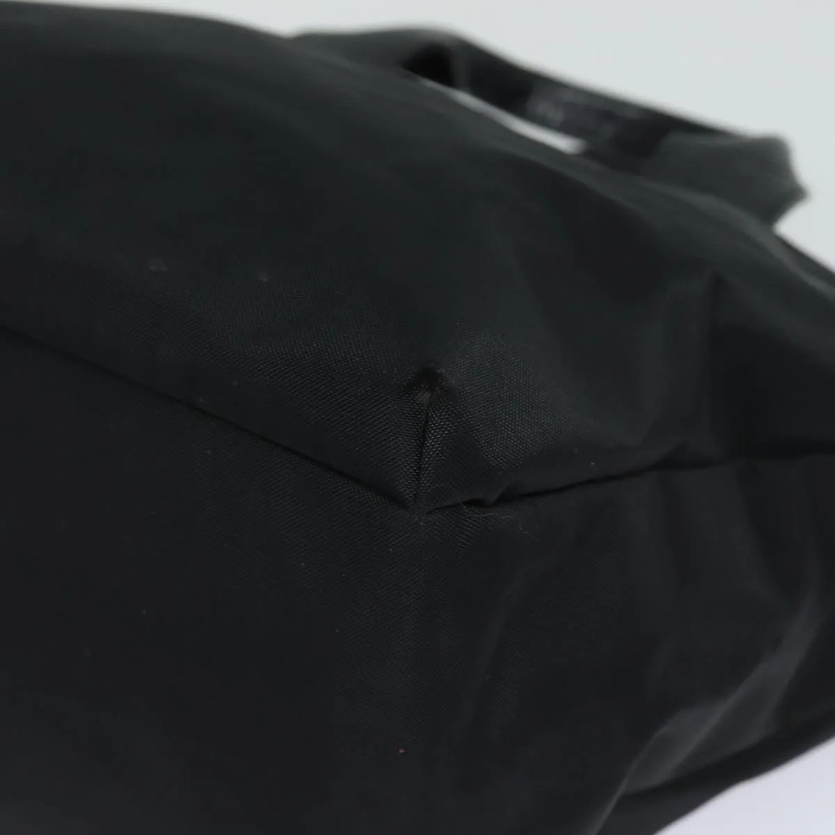BURBERRY Blue Label Hand Bag Nylon Black  81325