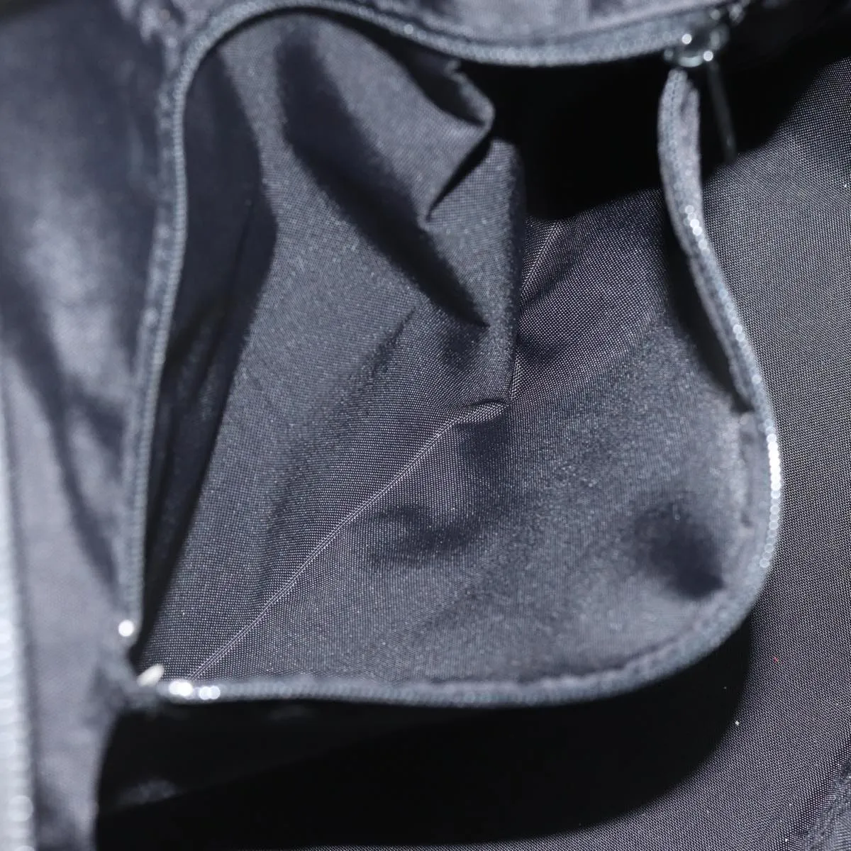 BURBERRY Blue Label Hand Bag Nylon Black  81325