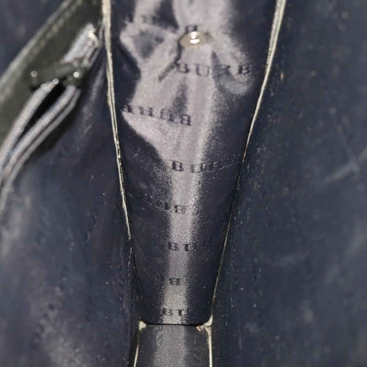 BURBERRY Hand Bag Leather Black  bs11813