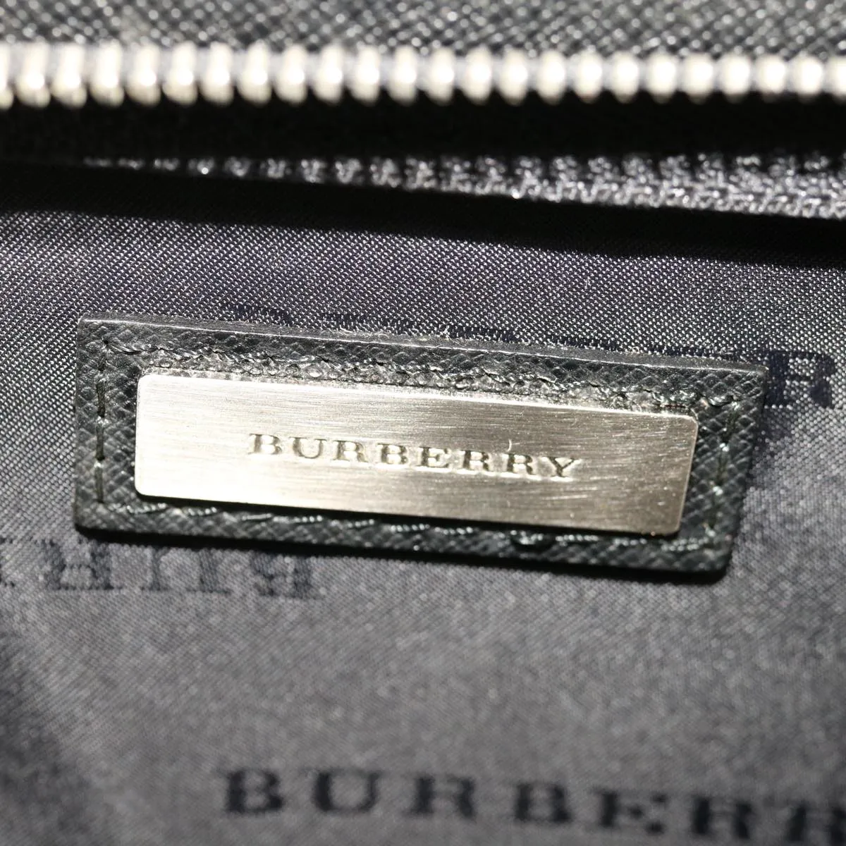 BURBERRY Hand Bag Leather Black  bs11813