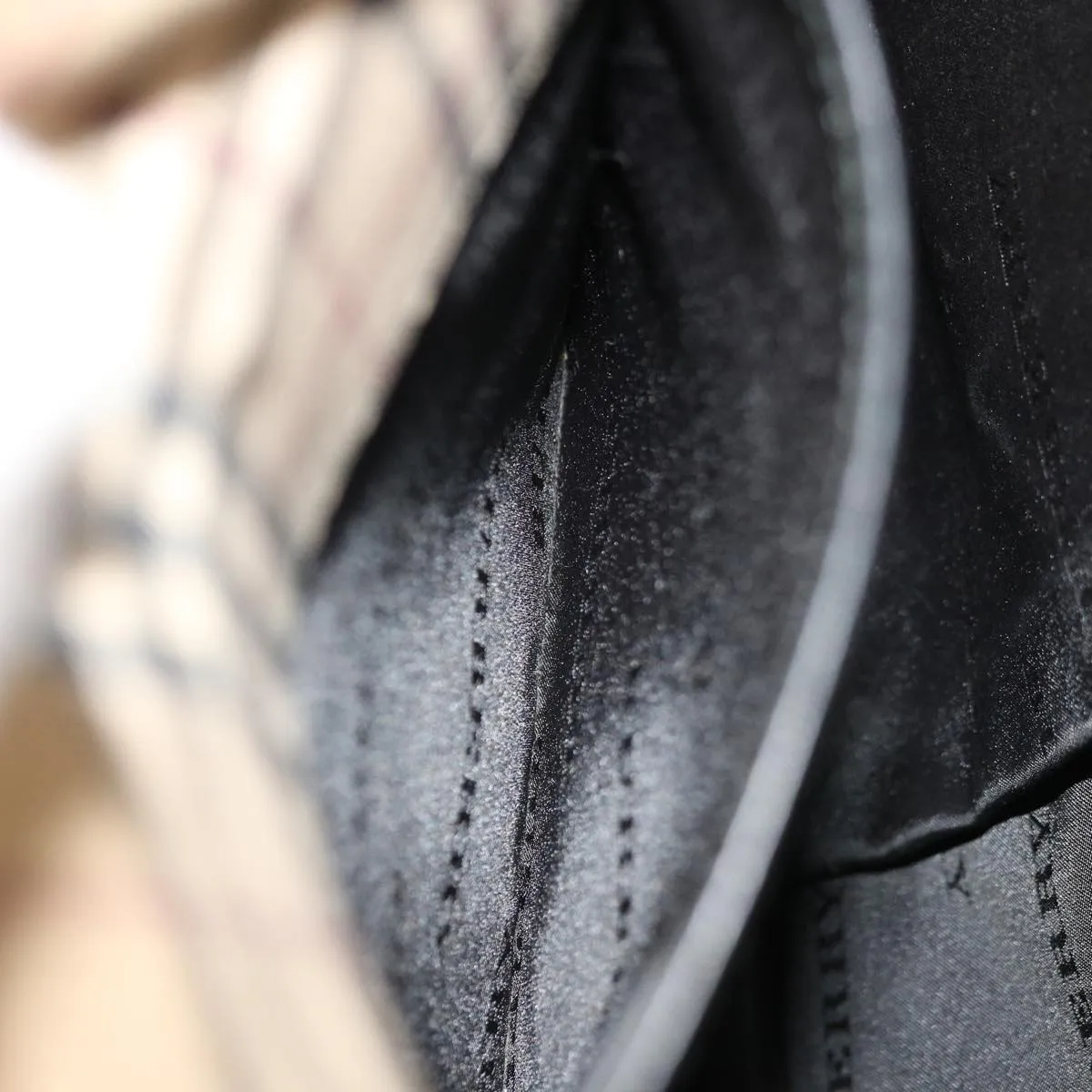 BURBERRY Hand Bag Nylon Black  ac2627