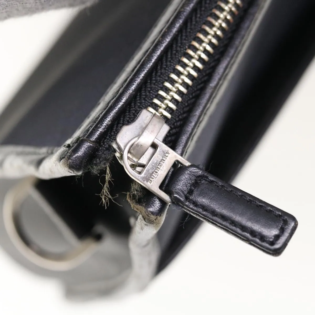 BURBERRY Hand Bag Nylon Black  ac2627