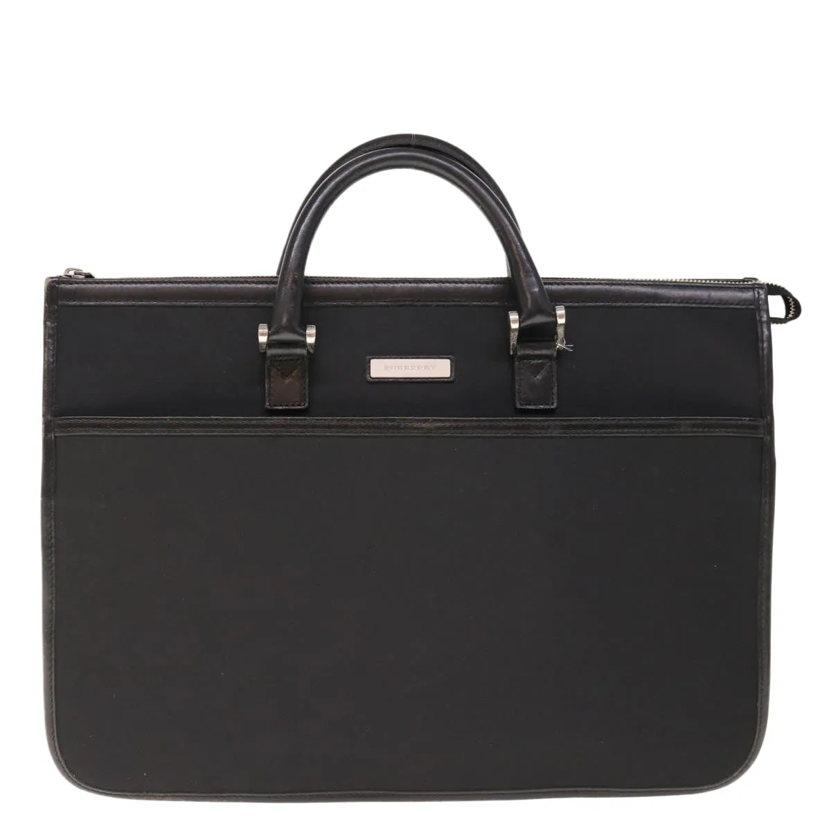 BURBERRY Hand Bag Nylon Black  ac2627