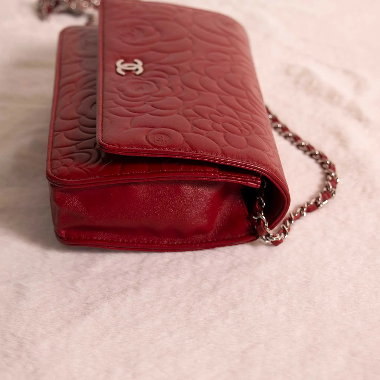 Chanel Camelia Flower Wallet on Chain