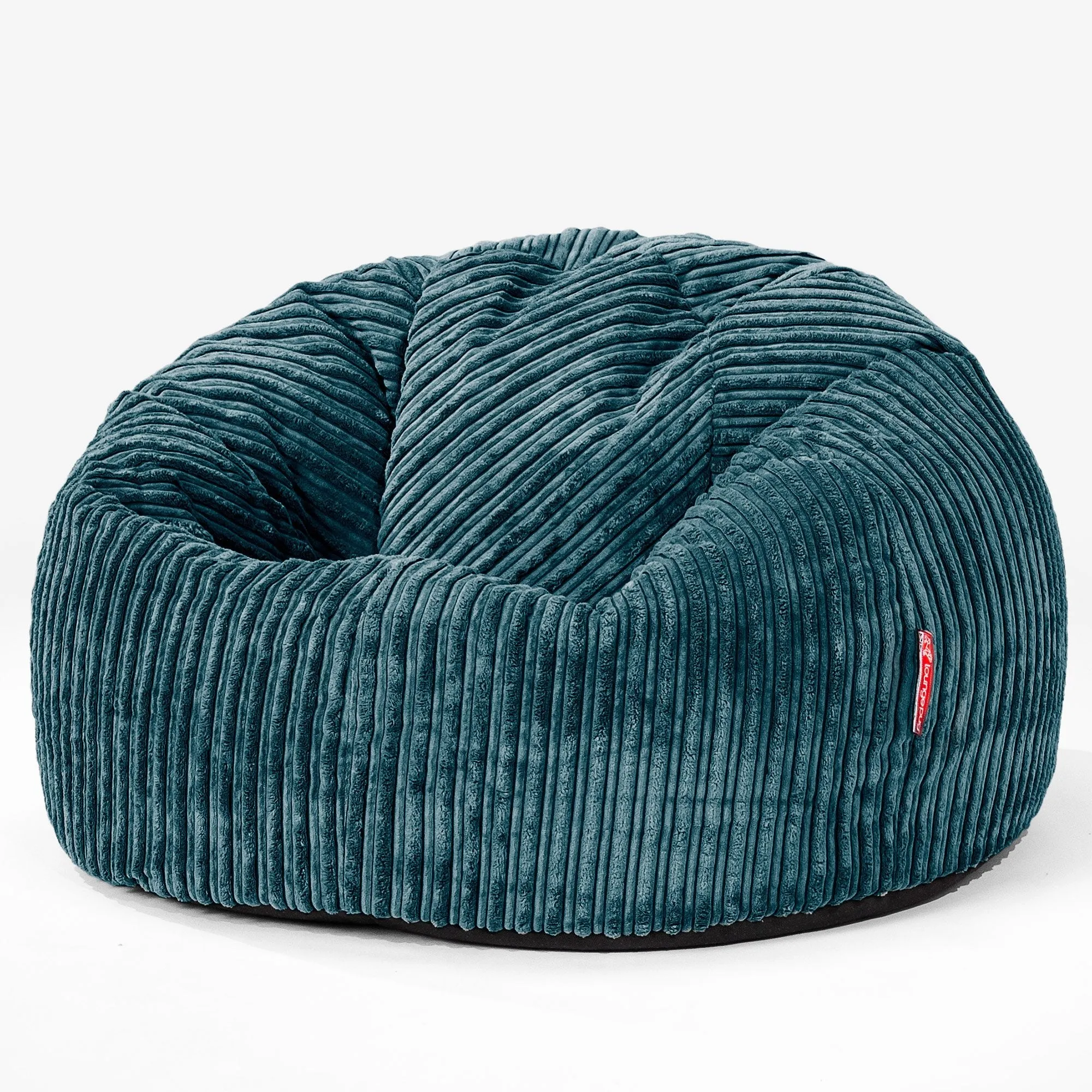 CloudSac Kids Memory Foam Giant Children's Bean Bag 2-12 yr - Cord Teal Blue