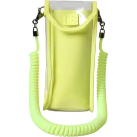 Dolce & Gabbana Yellow Green Plastic DG Logo Neck Strap Cardholder Wallet