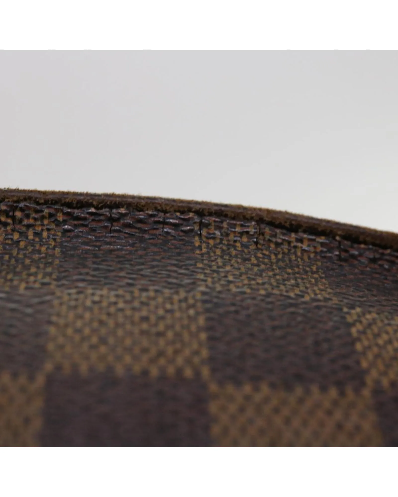 Durable Damier Ebene Canvas Clutch Bag with Accessories
