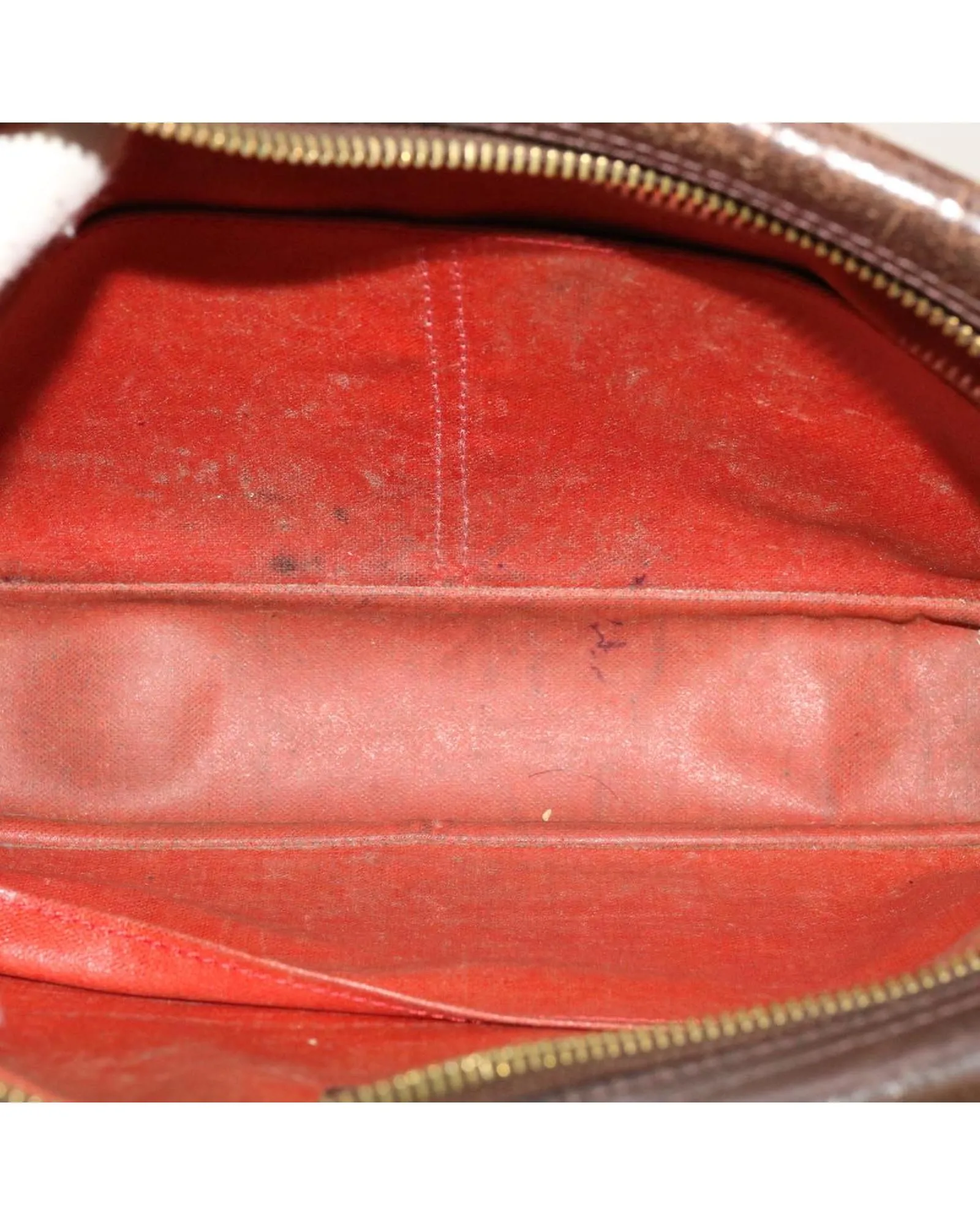 Durable Damier Ebene Canvas Clutch Bag with Accessories