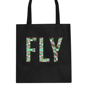 FLY Flamingo Print Summer Tote Bag