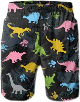 FREEHOTU Men's Swim Trunks Beach Board Shorts Quick Dry Swimwear Sports with Pockets