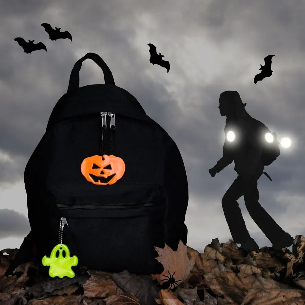funflector Safety Reflectors - Halloween - Ultra Bright and Stylish Reflective Gear for Halloween Safety - Made in USA