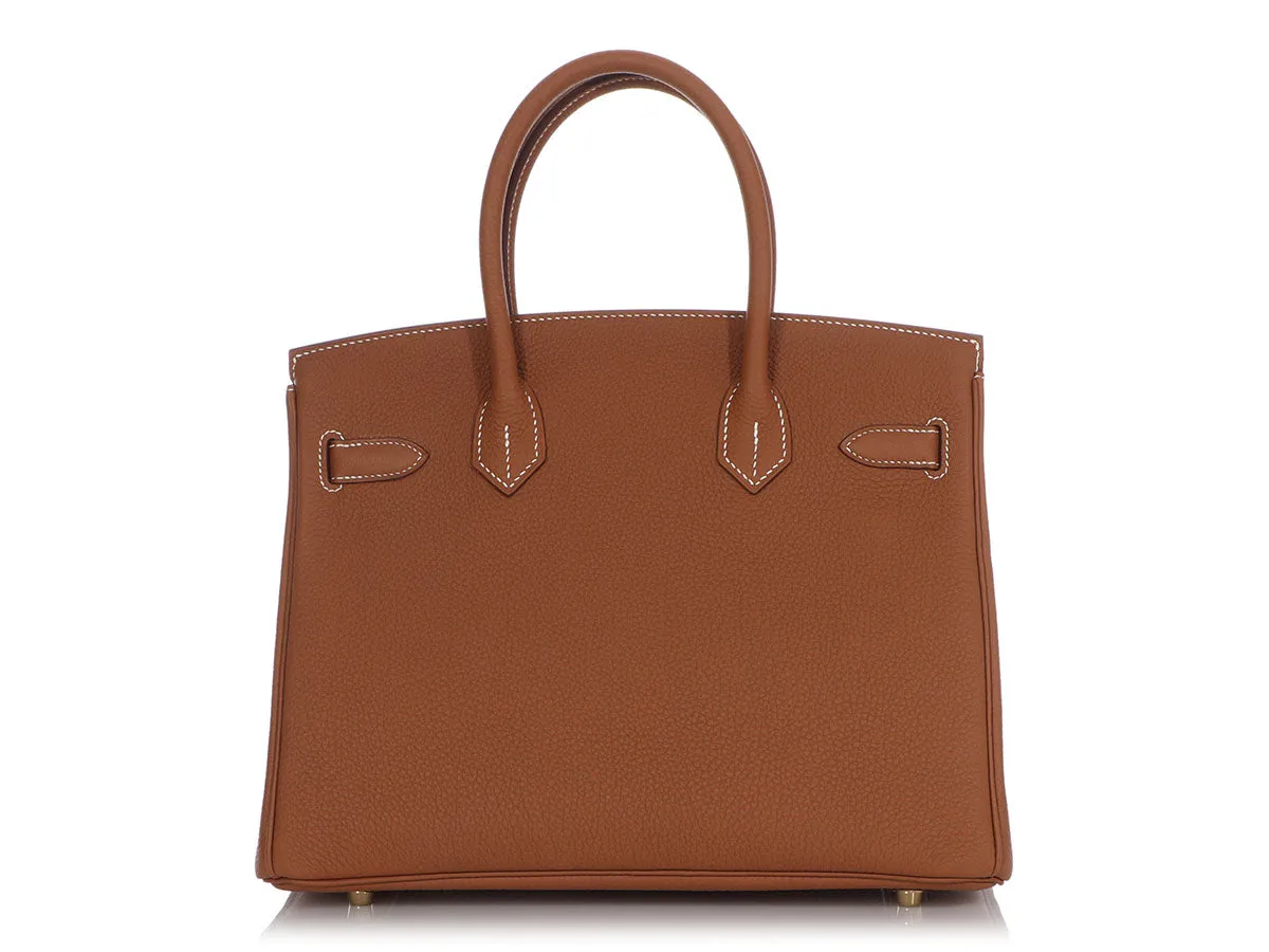 Hermès Gold Togo Birkin 30