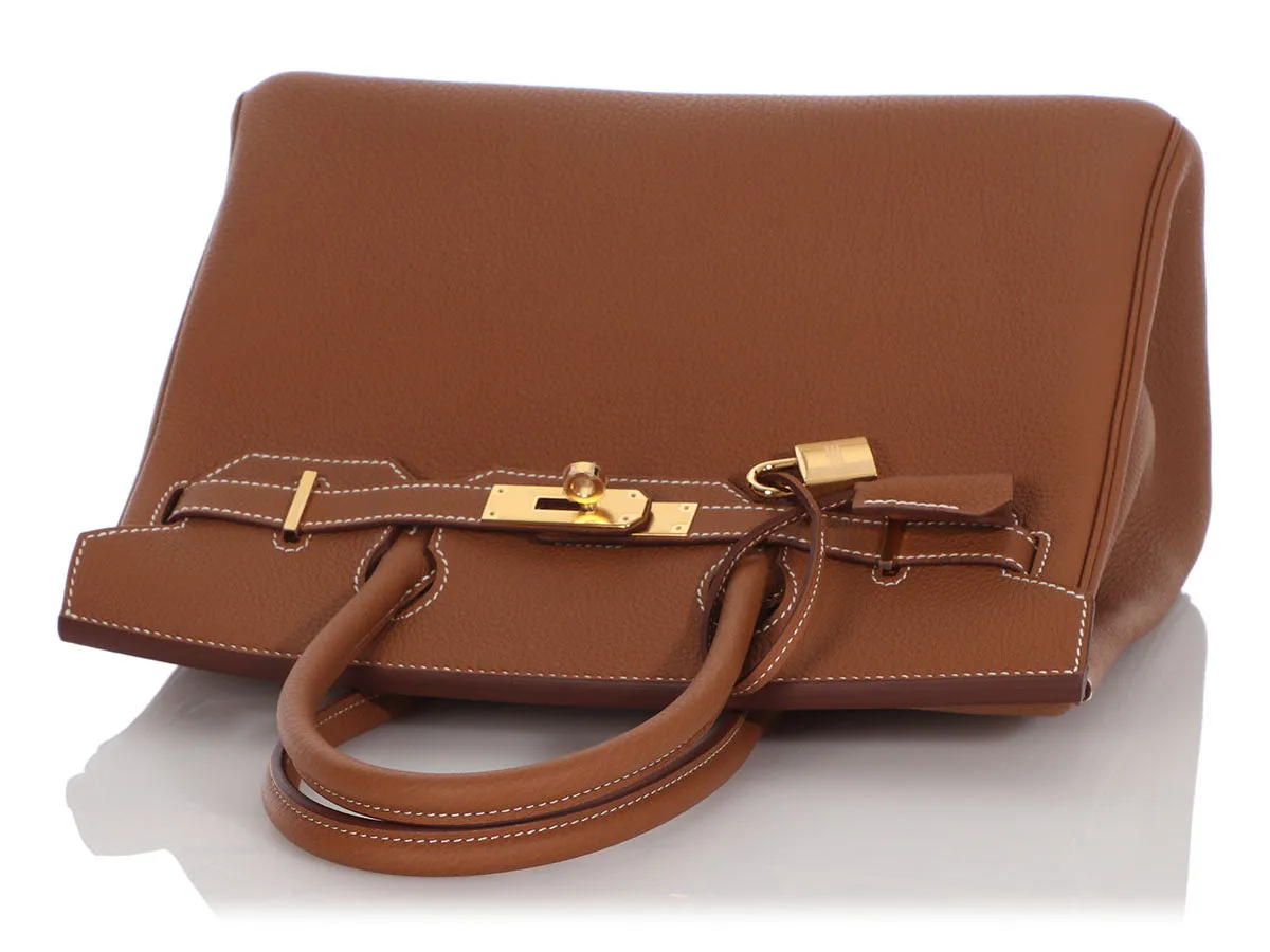 Hermès Gold Togo Birkin 30