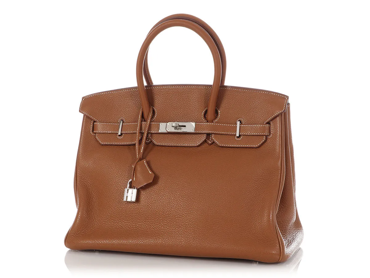 Hermès Gold Togo Birkin 35