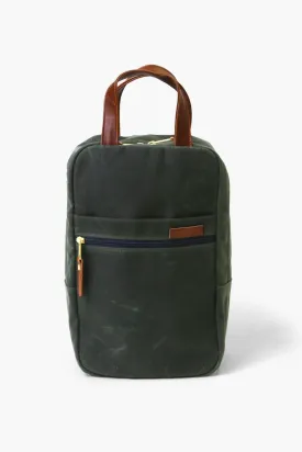 Hunter Green Waxed Canvas Heritage Golf Shoe Bag