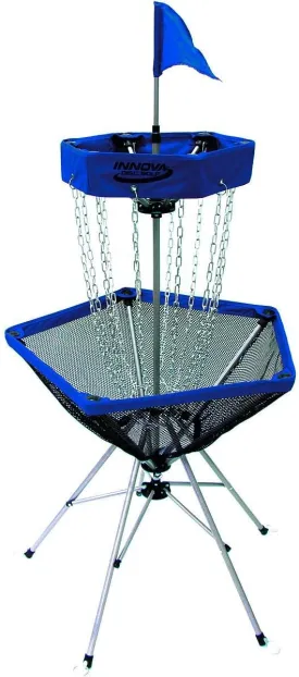 Innova DISCatcher Traveler Target  Portable, Lightweight Disc Golf Basket, Colors May Vary