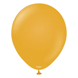 Kalisan Latex Retro Mustard - 12", 100 Pieces