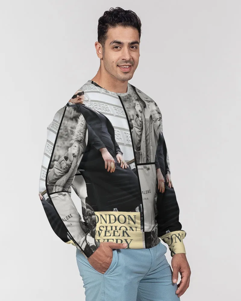L.D.F.W Men's Classic French Terry Crewneck Pullover