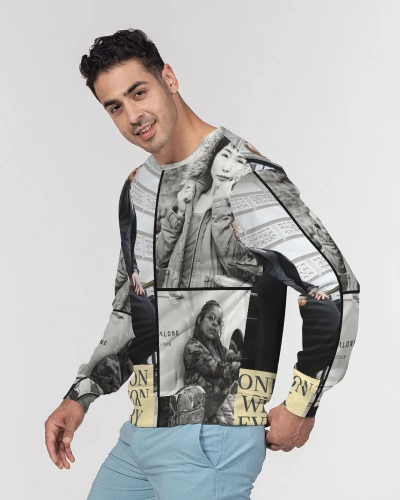 L.D.F.W Men's Classic French Terry Crewneck Pullover