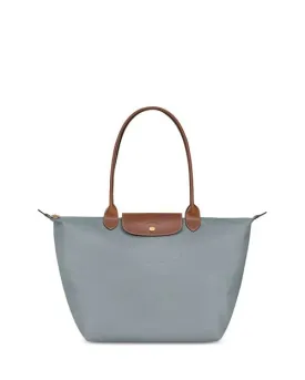 Le Pliage Original Longchamp Large Nylon Crossbody Bag, Gray
