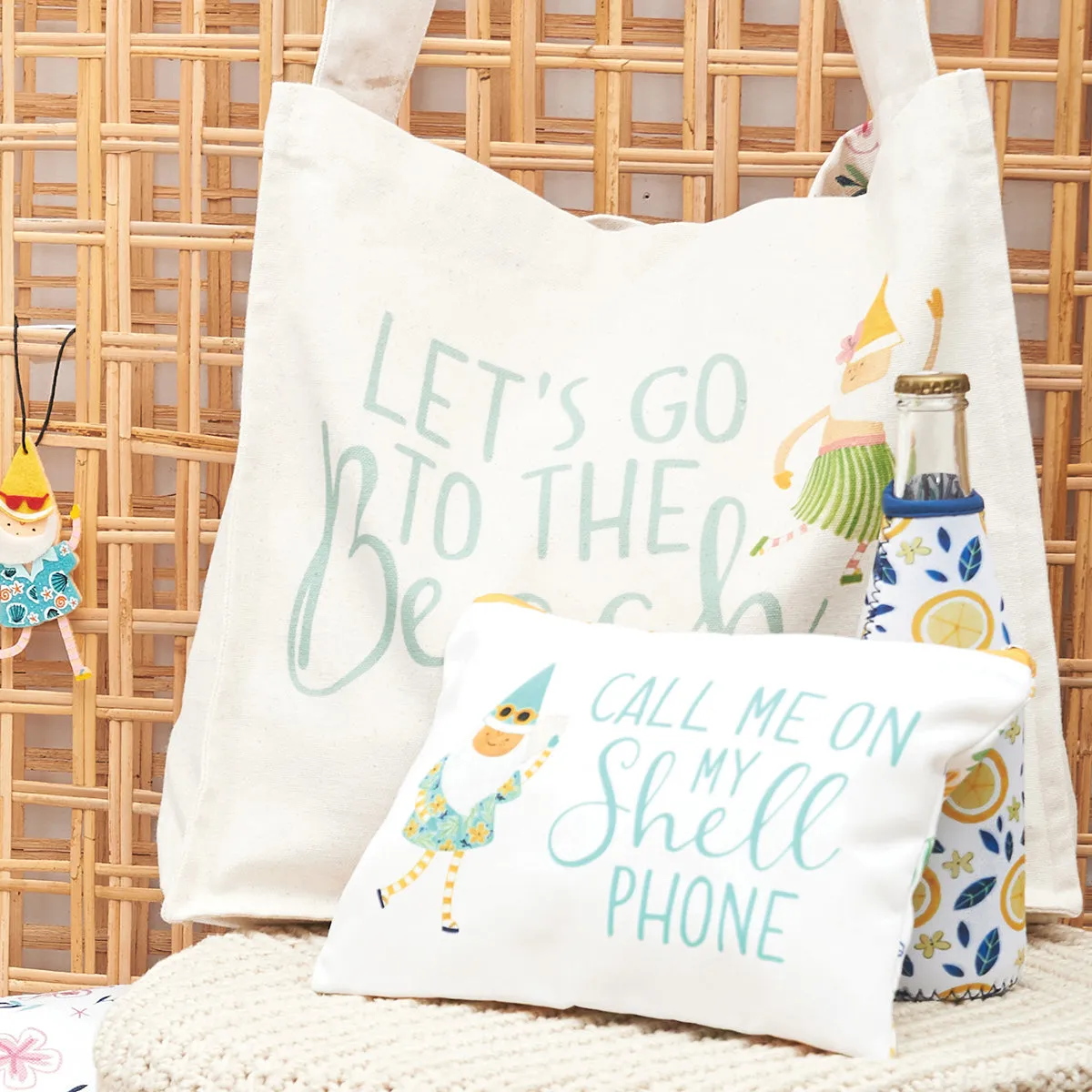 Lets Go to the Beach Tote Bag