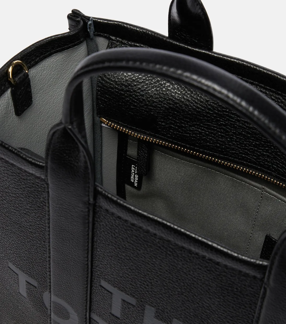 Marc Jacobs Medium Leather Tote Bag, Black