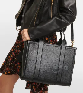 Marc Jacobs Medium Leather Tote Bag, Black
