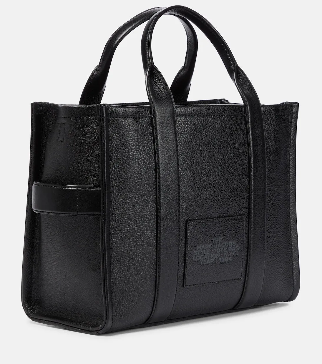 Marc Jacobs Medium Leather Tote Bag, Black