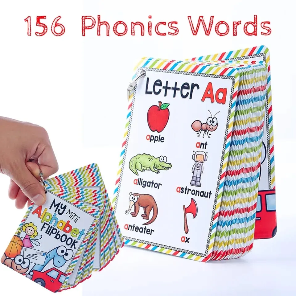 My Mini Alphabet with Phonics Learning Flipbook 27pcs