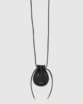 MYKONOS MINI BAG IN BLACK PYTHON