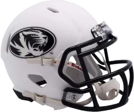 NCAA Missouri Tigers Helmet Mini SpeedHelmet Replica Mini Speed Style Matte White, Team Colors, One Size