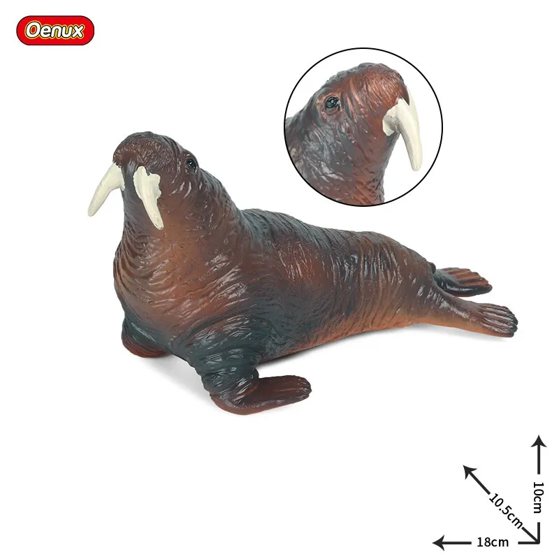 Oenux Large Size Sea Life Animals Soft Great White Shark Big Shark Action Figures Model Lifelike Educational Toys For Kids Gift