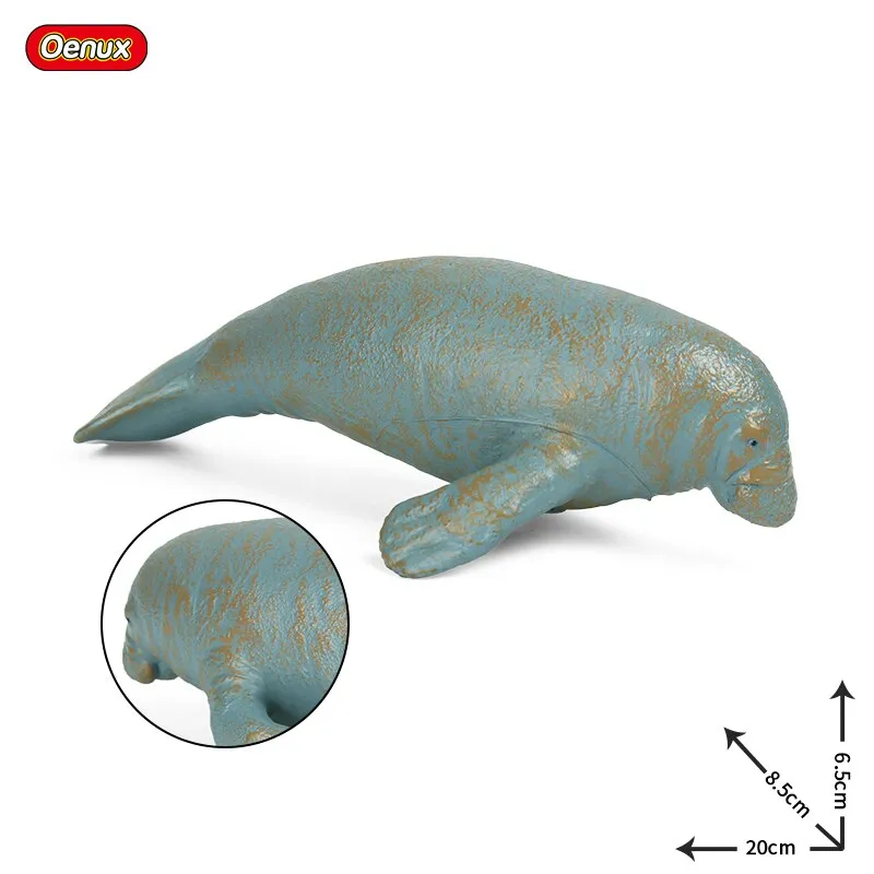 Oenux Large Size Sea Life Animals Soft Great White Shark Big Shark Action Figures Model Lifelike Educational Toys For Kids Gift