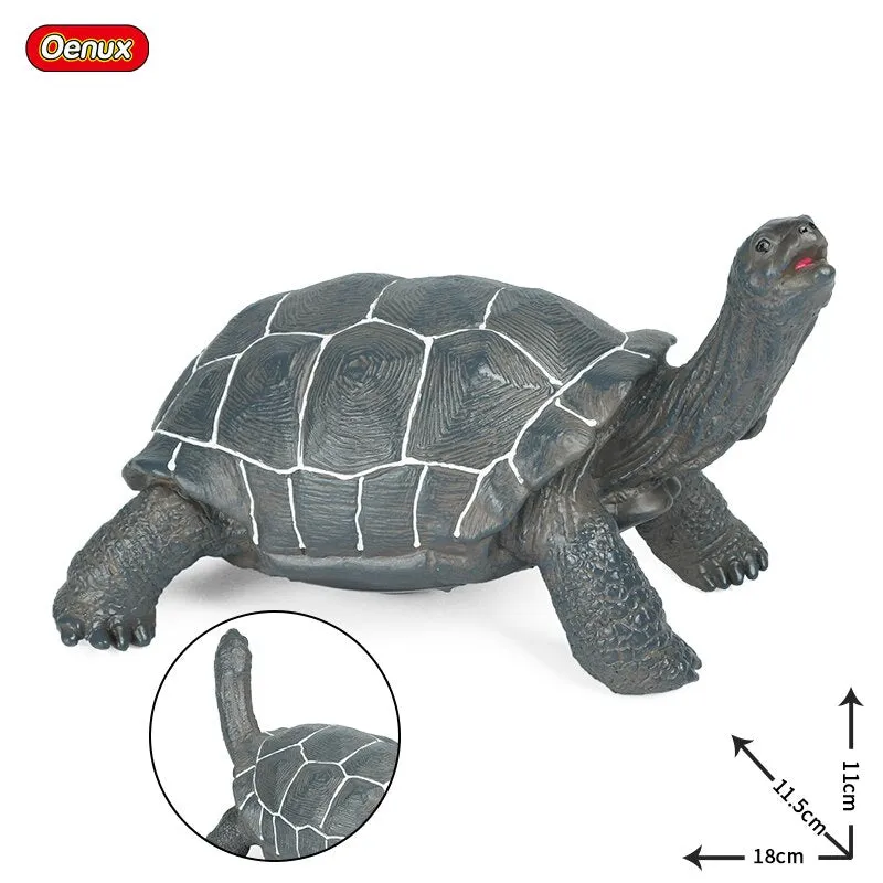 Oenux Large Size Sea Life Animals Soft Great White Shark Big Shark Action Figures Model Lifelike Educational Toys For Kids Gift