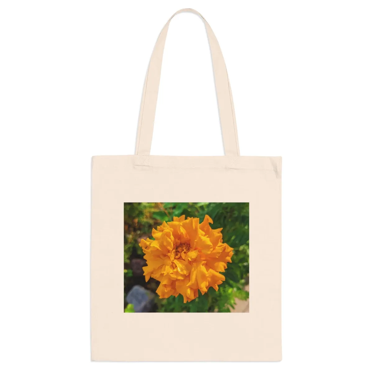Orange Flower Tote Bag