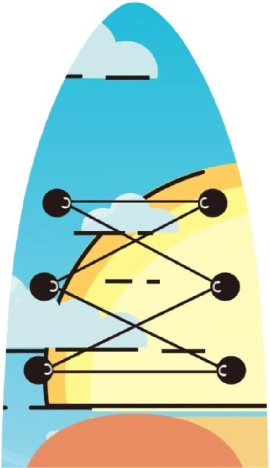 Paddleboard Water Sports Paddle Board Stand Up Inflatable Portable Paddle Board