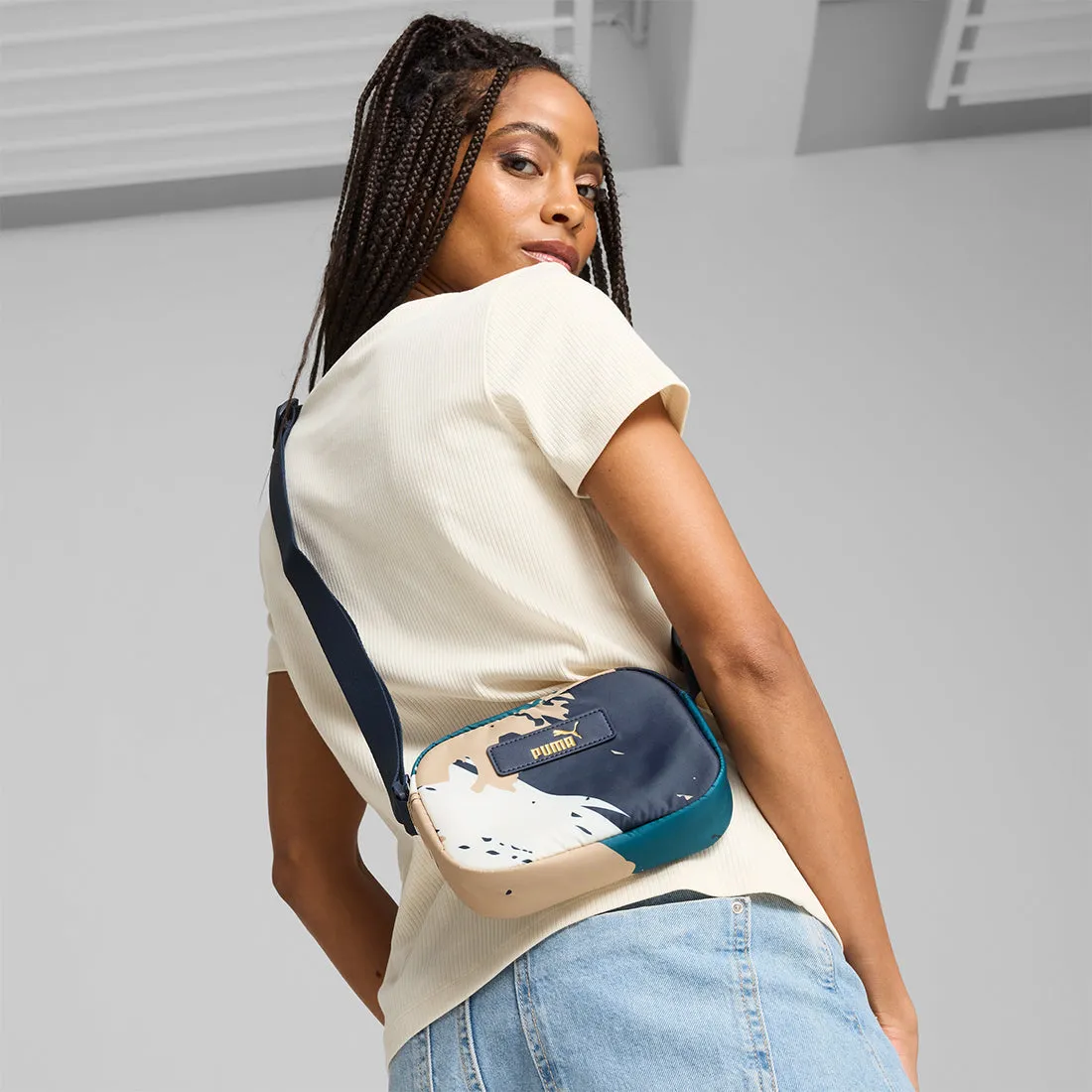 PUMA Core Pop Women's Crossbody Bag Navy