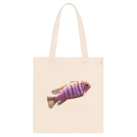 Purple Fish Tote Bag