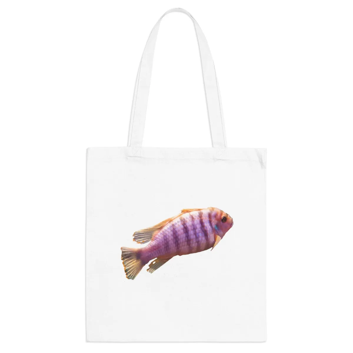 Purple Fish Tote Bag