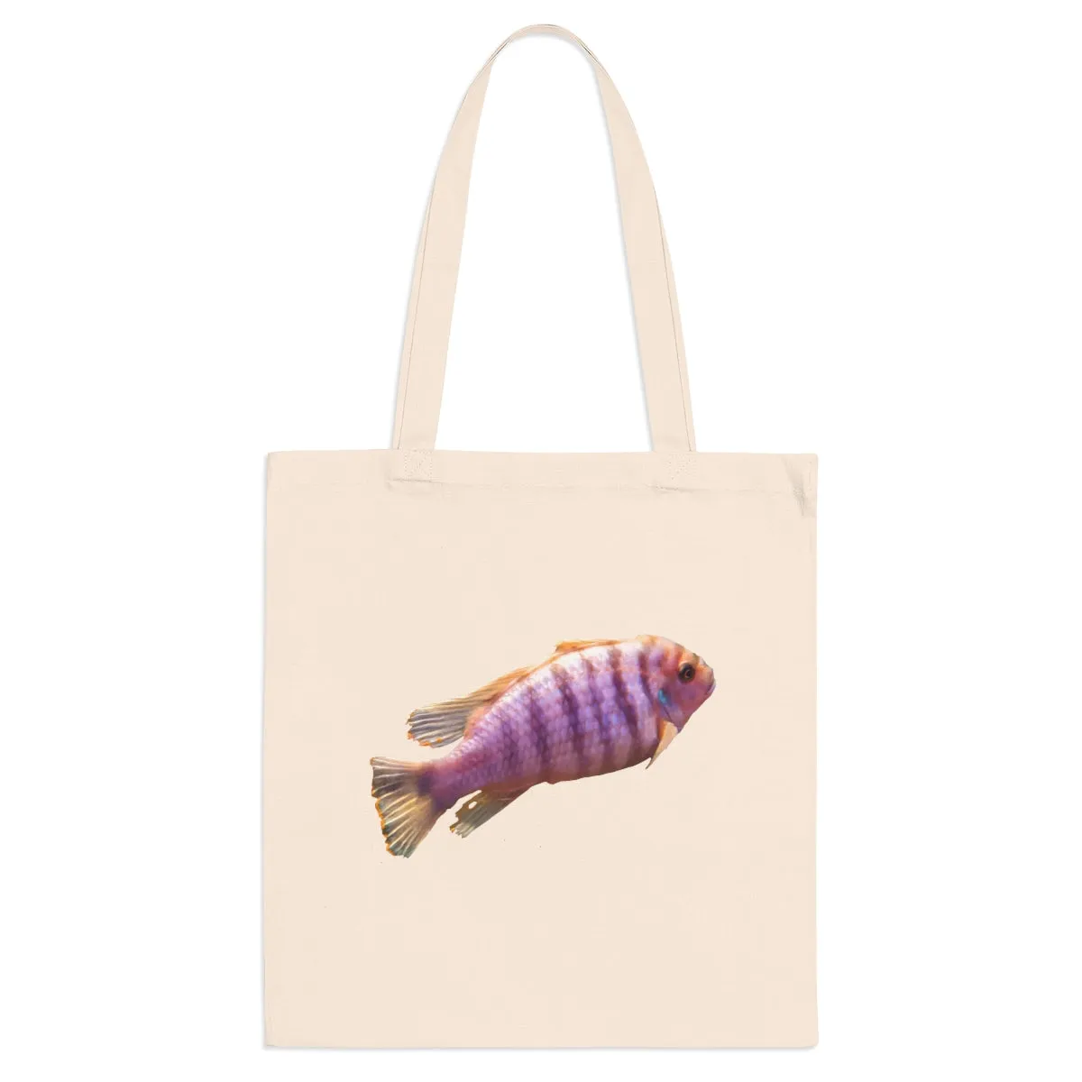 Purple Fish Tote Bag