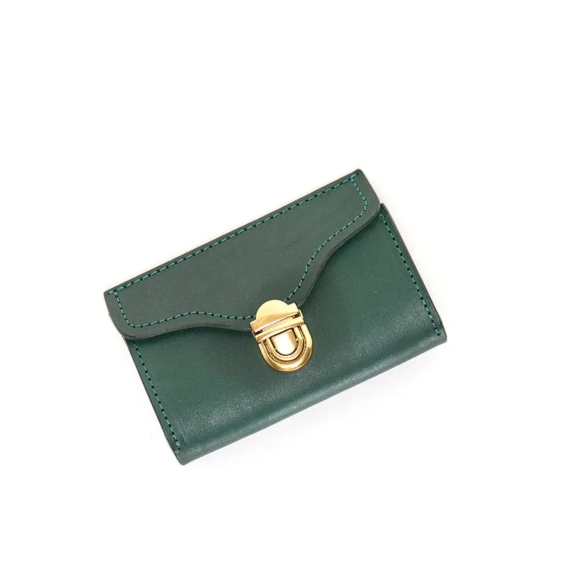 Retro Simple Leather Portable Coin Purse