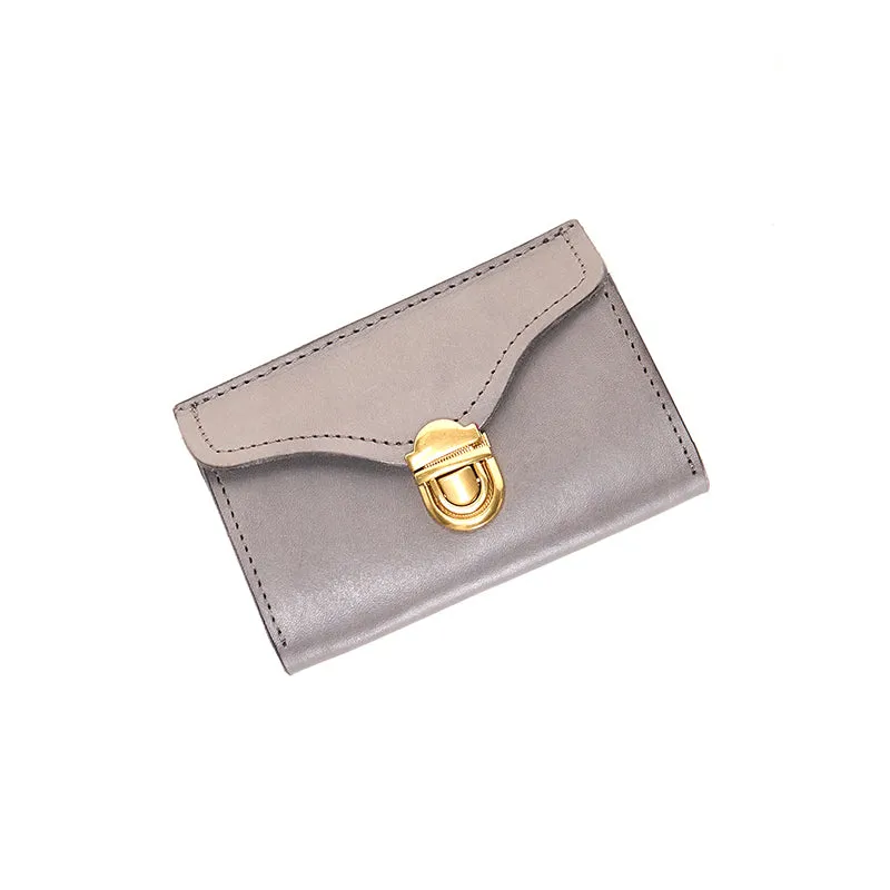 Retro Simple Leather Portable Coin Purse